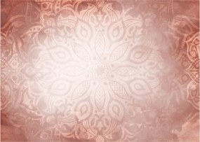 Obraz na szkle - Różowa mandala (70x50 cm)