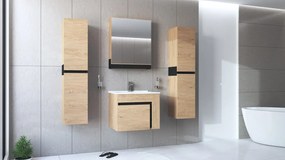 Szafka pod umywalkę DUESA 1S 60cm dąb złoty HALMAR