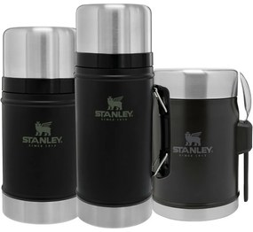 STANLEY Termos obiadowy 400 ml z łyżką/widelcem, czarny matowy