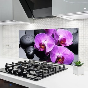 Panel nad blat kuchenny Elegancki Rozkwit Kwiatu