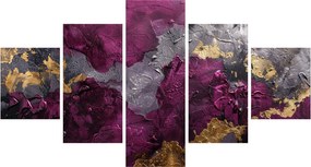 Obraz - Teksturowanie abstrakcji (125x70 cm)