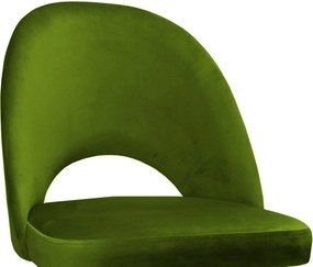 Fotel obrotowy POLO tkanina Welur krzesło biurowe ergonomiczne do biurka : Kolor Stelaża - Chrom, Kolor tkaniny - VELVET - BL75, Typ siedziska - Siedzisko obrotowe 360°, Typ tkaniny - Velvet