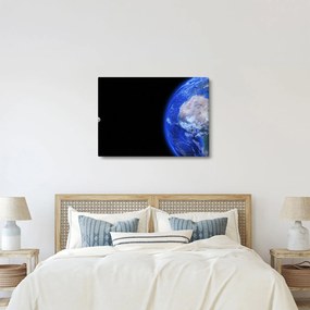 Obraz Księżyca i Ziemi (70x50 cm)