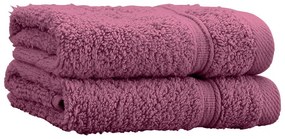 Ciemnoróżowe bawełniane ręczniki zestaw 2 szt. frotte 30x30 cm Zero Twist – Catherine Lansfield