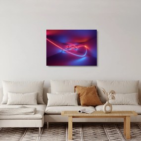 Obraz na szkle nowoczesnej abstrakcji (70x50 cm)