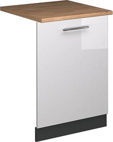 Panel przedni zmywarki biały wysoki połysk 60x1.6x81.8 fame-line