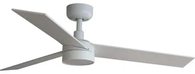 FARO 34295WT-1TW-LED Ściemnialny wentylator RUDDER S 18W/230V biały/beżowy śr. 106 cm WT + pilot