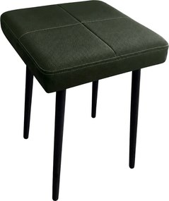 Taboret MAX podstawa czarna : Kolor Stelaża - Czarny , Kolor tkaniny - EKO-SKÓRA - 6D, Typ tkaniny - Eko-skóra