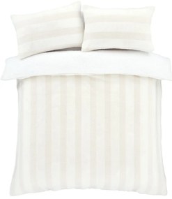 Kremowa pościel jednoosobowa z mikropluszu 135x200 cm Stripe Fur – Bianca