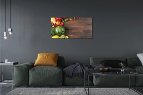 Duży obraz na płótnie Kompozycja Arbuza i Pomidorków