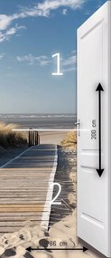 Fototapeta na drzwi BEACH DUNE 86x200 cm
