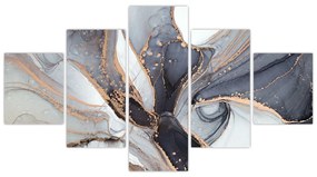 Obraz - Szary marmur (125x70 cm)