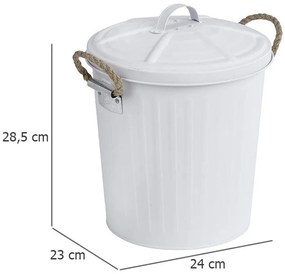 Kosz na śmieci GARA z pokrywką, 6 L, WENKO