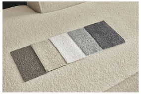 Beżowy narożnik modułowy z materiału bouclé (lewostronny/w kształcie litery U) Megeve – Bobochic Paris
