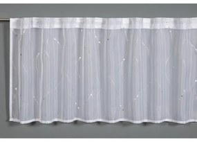 Biała firanka 45x140 cm Jacquard – Gardinia