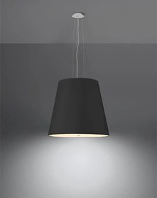 Żyrandol GENEVE 50 czarny SOLLUX  LIGHTING