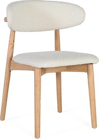 Krzesło z drewna kauczukowego 56 cm, styl współczesny, 79x56x50