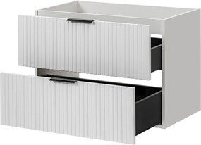 Szafka wisząca podumywalkowa biała 80 x 46 cm ASTROS White