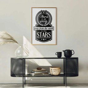 Plakat Big lesson 40x60 cm z ramą złotą bez marginesu ARTGEIST B
