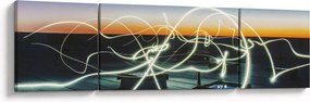 Obraz - widok nieba z dachu (170x50 cm)