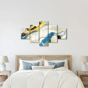 Obraz - Kolorowy marmur (125x70 cm)