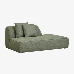 Prawa Otomana Do Tapicerowanej Sofy Modułowej Cardea Bouclé Salvia Zieleń - Sklum