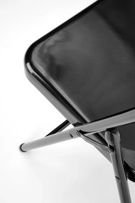 Krzesło metalowe K565 czarne składane HALMAR