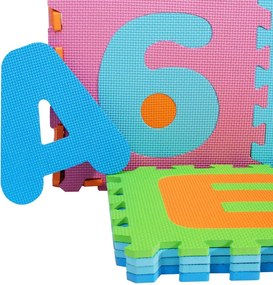 Spielwerk Piankowa mata dla dzieci PUZZLE, 86 części, wielokolorowa