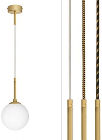 Złota lampa wisząca na przewodzie GP-S1GU