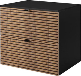 Meble łazienkowe, Czarny Mat, 60 x 57 x 46 cm