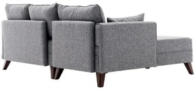 Sofa narożna Bella Narożnik Lewy 2 Szary
