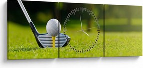 Obraz - Golf (z zegarem) (90x30 cm)