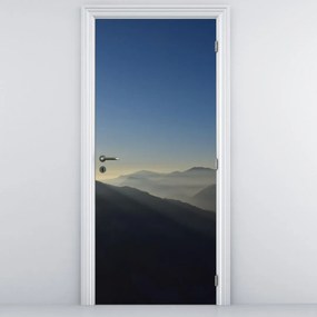 Fototapeta na drzwi - Nad szczytami gór (95x205cm)