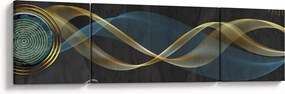 Obraz - Abstrakcja (170x50 cm)