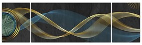 Obraz - Abstrakcja (170x50 cm)