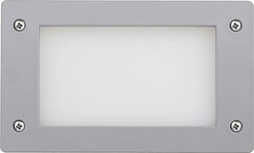 DEVON do wbudowania na zewn?trz, nowoczesny i uniwersalny styl - d?. 18,8 cm-kwadrat - Gx53 LED T2 3W - ?ywica - Kselect - ip66 - ?ywica i szary