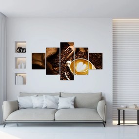 Obraz - Filiżanka kawy (125x70 cm)