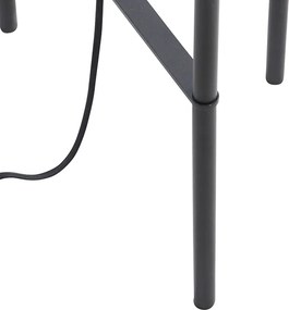 Industrialna lampa podłogowa czarna - Bliss Vefa