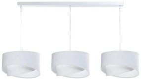 Biała skandynawska lampa wisząca nad stół - 5X S511 Z3-L24