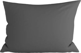 Poszewka na poduszkę LUX 70x90 cm ciemnoszara, kieszeń hotelowa