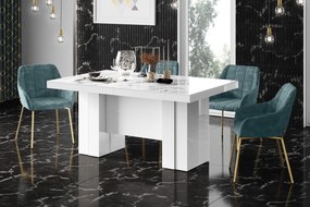 Rozkładany do 400 cm stół Largo Hubertus marmur połysk