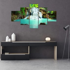 Obraz wodospadów (125x70 cm)