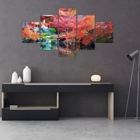 Obraz - Orientalny krajobraz (125x70 cm)