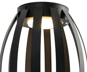 Zestaw 2 lamp stołowych zewnętrznych czarnych 3-stopniowy ściemniacz solarny i ładowalne - Sheldon