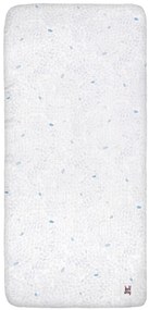 PrzytulneMieszkanie.pl Dziecięce muślinowe prześcieradło FLAKES 70 x 140 cm