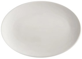 Biały porcelanowy talerz Maxwell &amp; Williams Basic, 35x25 cm