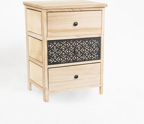 Szeroka komoda Tiladon z 3 szufladami