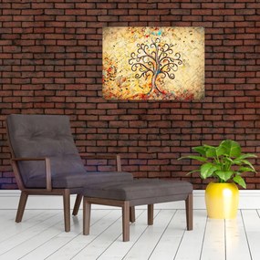 Obraz - Mozaika drzewo życia (70x50 cm)