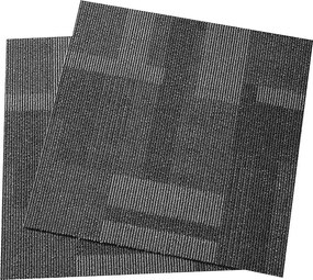 Tapis SucceBuy Ponowne Używanie Dywanowych Podłogowych Elementów, 24 Elementów Kwadratów 60.96CMx60.96CM z Dołączoną Wypełnieniem DIY - Szary Połączony