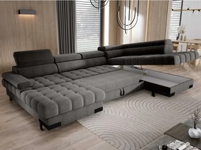 Narożnik SELVA XL Prawostronny z funkcją spania i pojemnikiem AUSTIN 19 WERSAL